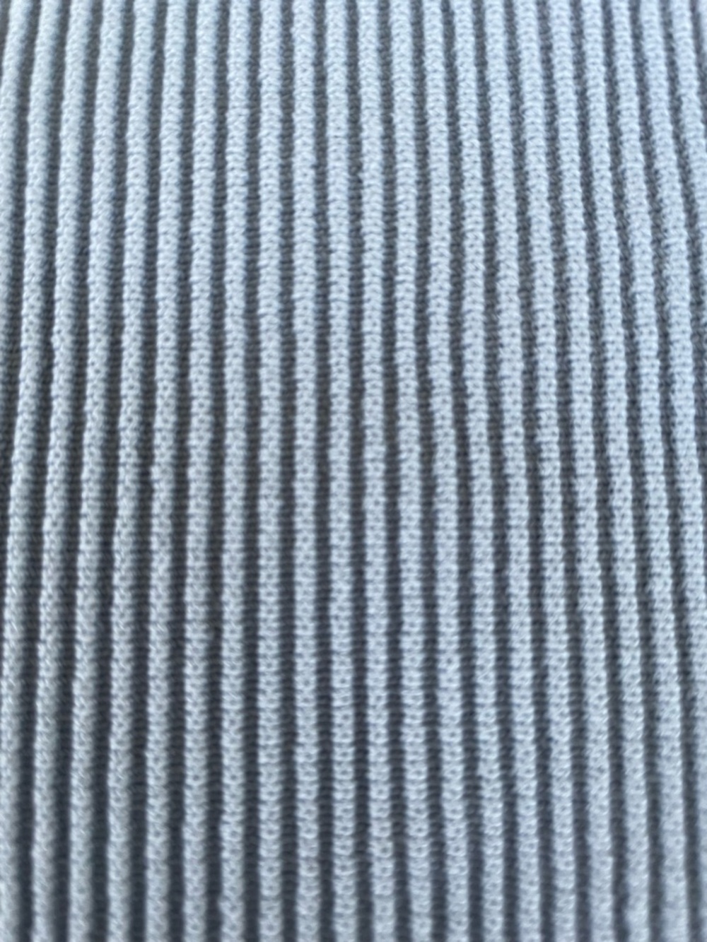 Babaton Light Blue Ribbed Square-Neck Tank - Picture 2 of 5